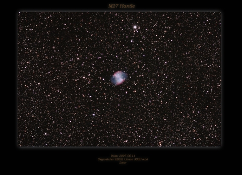 M27-Dumbbell Nebula